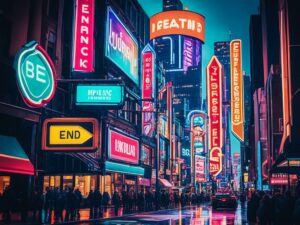 What Element Is Used In Bright Flashing Advertising Signs