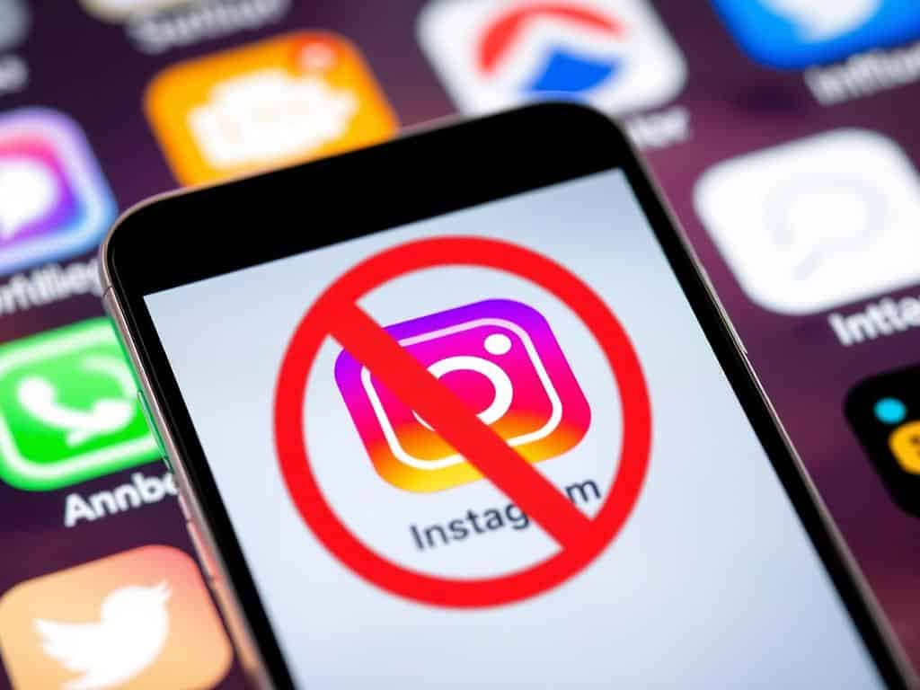 Instagram account restriction